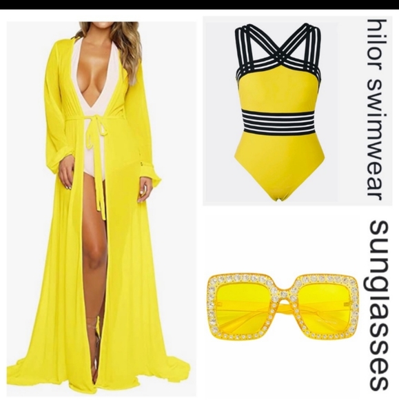 Yellow Hilor swimsuit - Picture 10 of 10